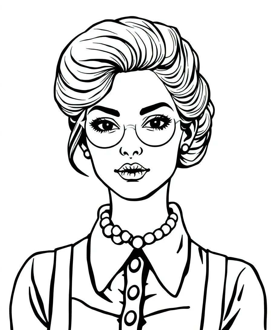 Vintage Glamour Portrait