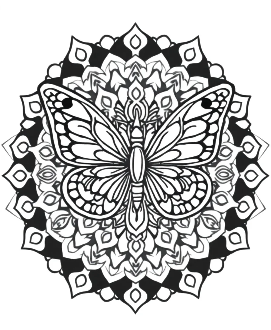 Butterfly Mandala