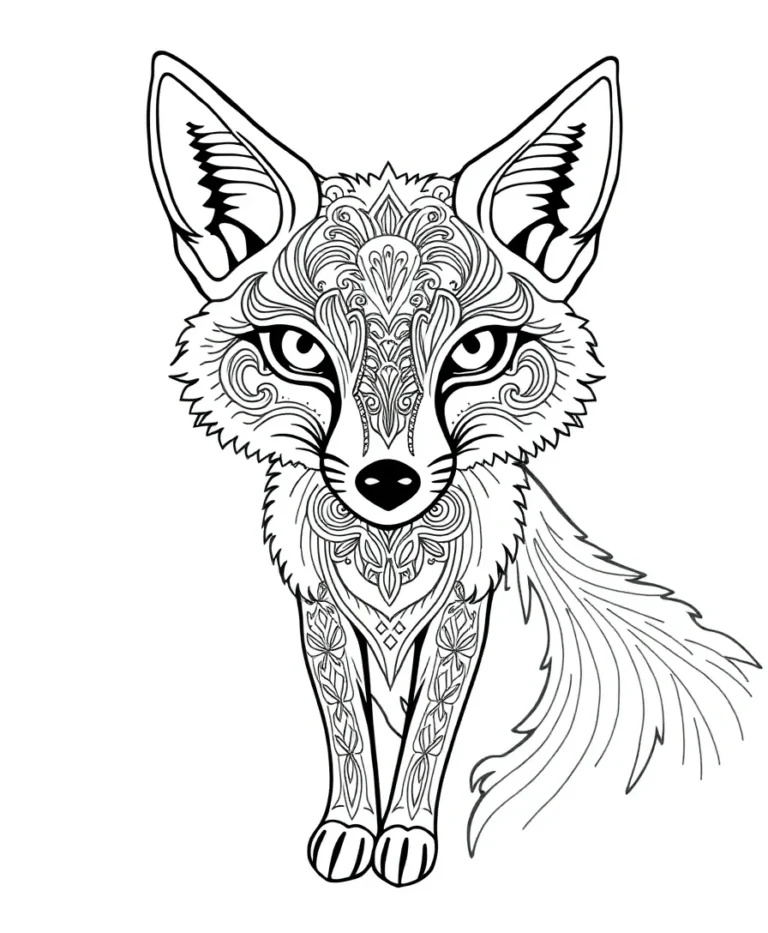 15 Striking Animal Coloring Pages for Line Art Enthusiasts