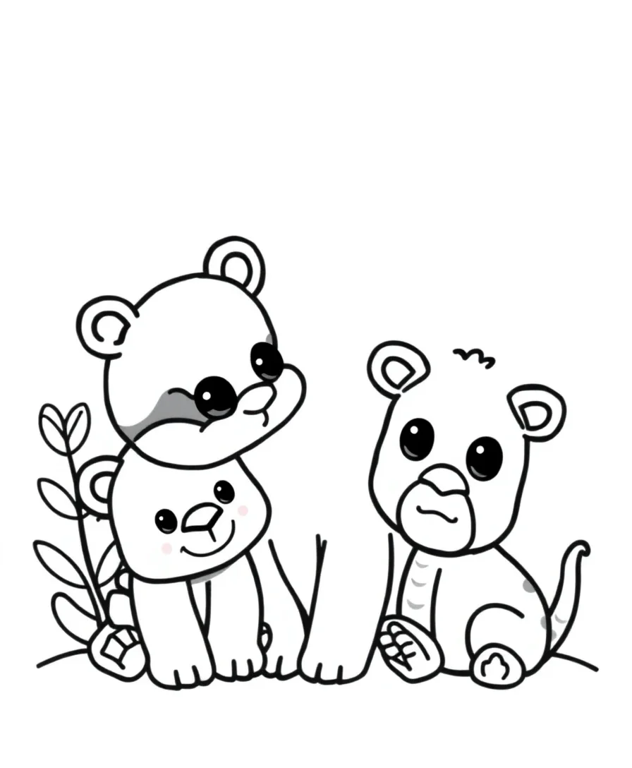 Playful Baby Animals