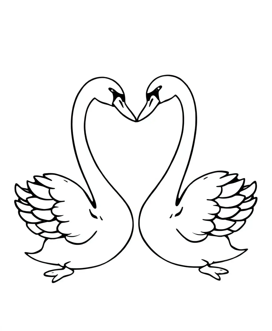 Swans in Love