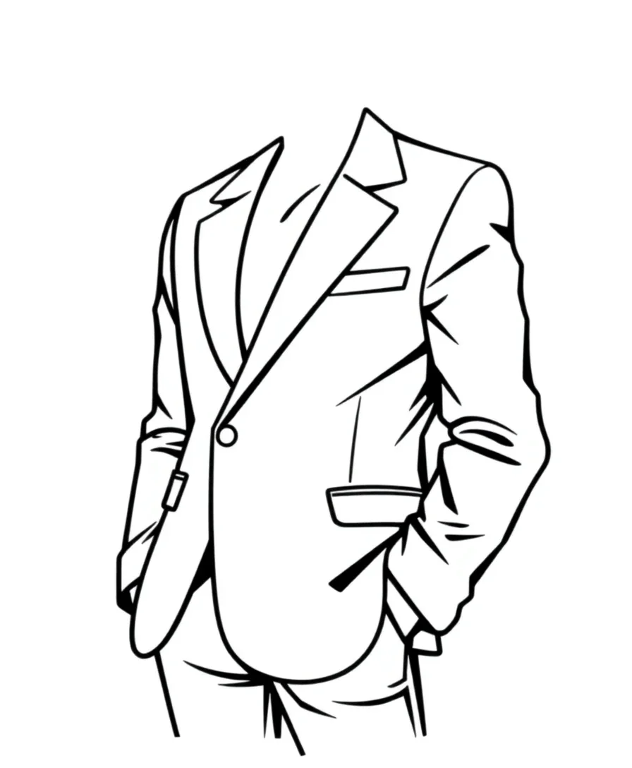 Dapper Blazer Outlines