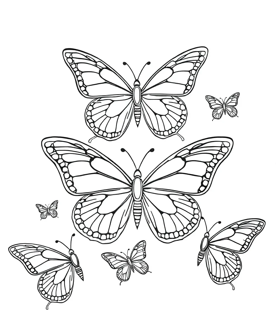 Graceful Dance of Butterflies