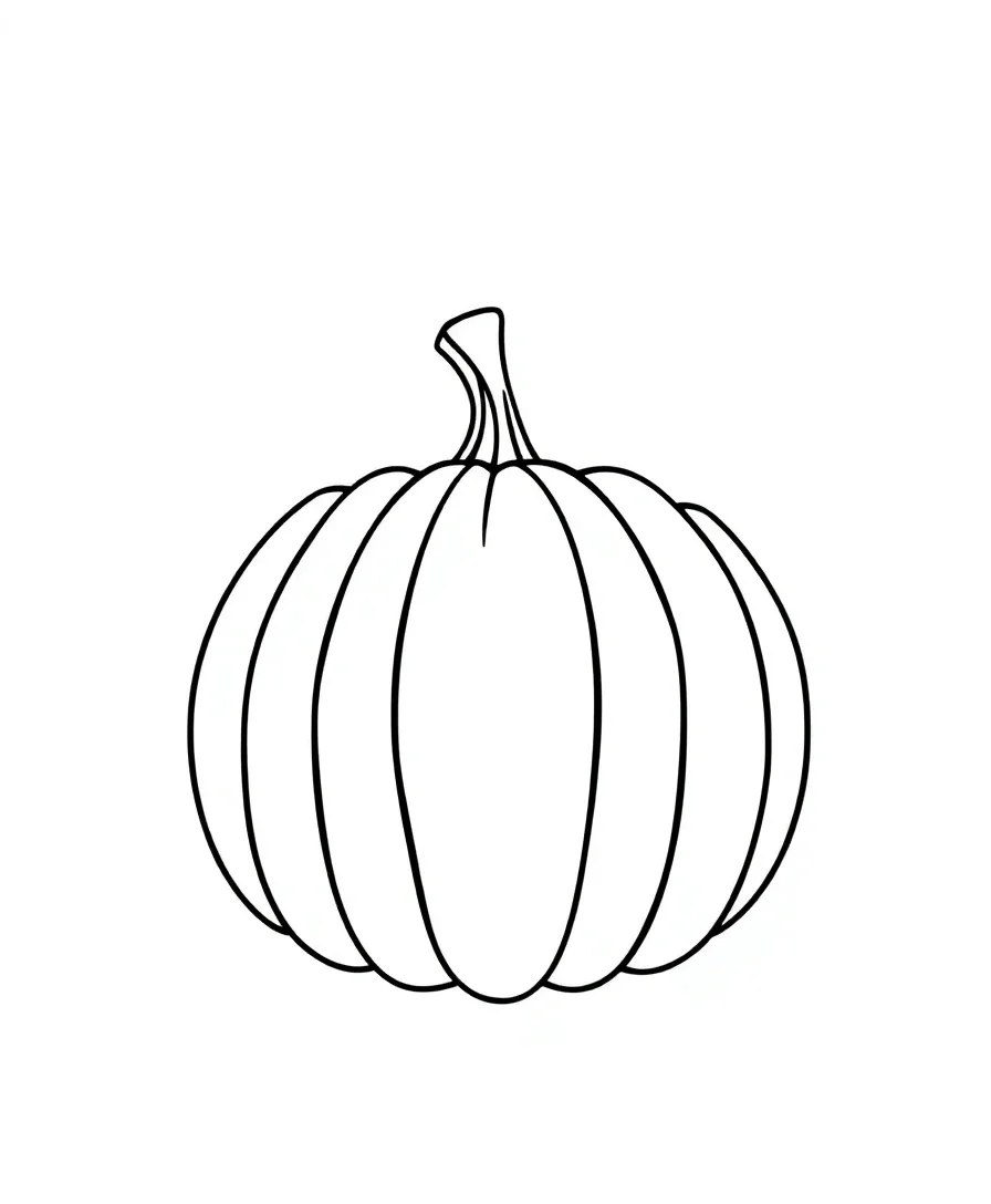 Minimalist Pumpkin Art