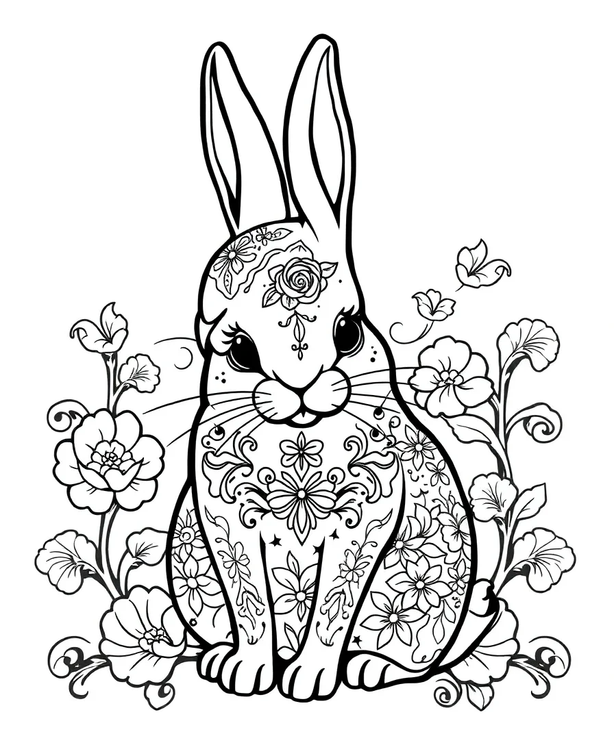 Victorian-Style Bunny