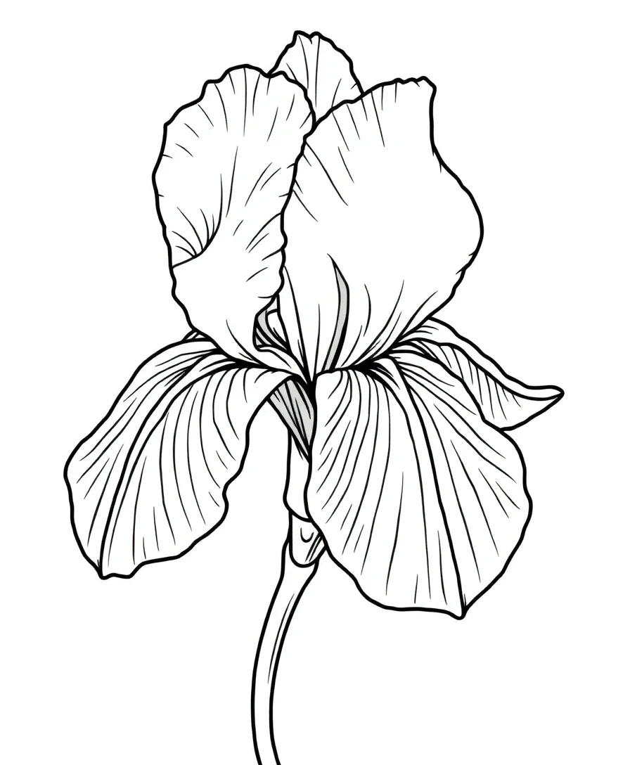 Exquisite Iris Design