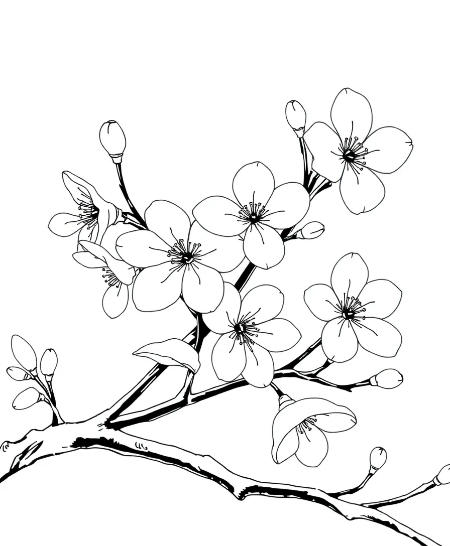 Chic Cherry Blossom Scenes