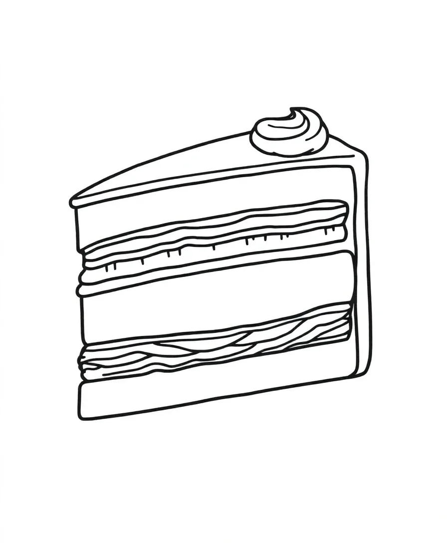 Exquisite Cake Slice