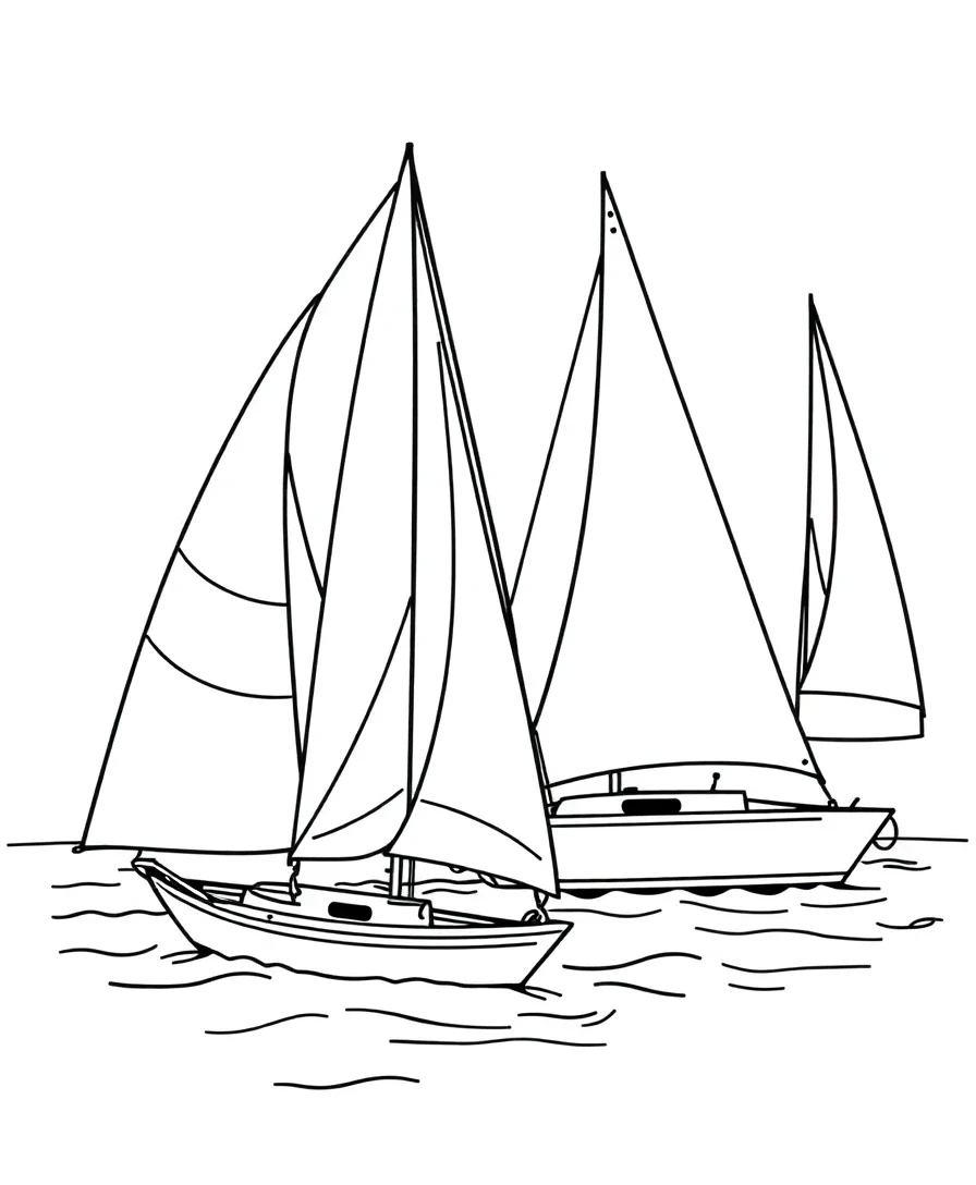 Elegant Sailboats