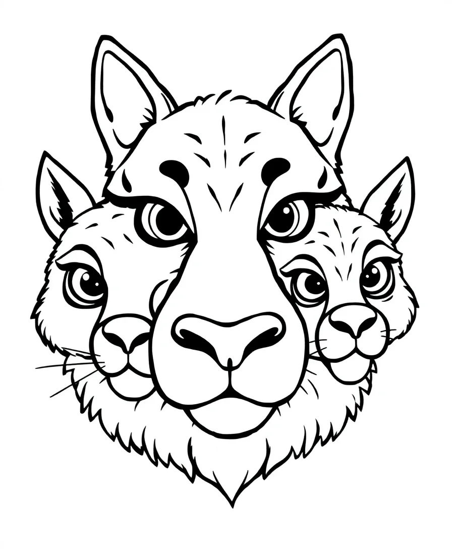 Quirky Animal Faces